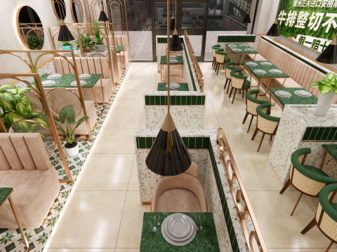 Fast Food Restaurant -A8 3D Model