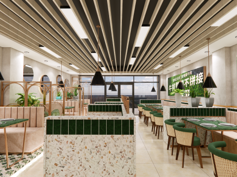 Fast Food Restaurant -A8 3D Model