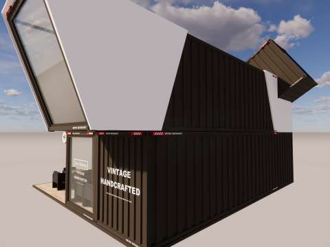 Container coffee shop-23 Modèle 3D