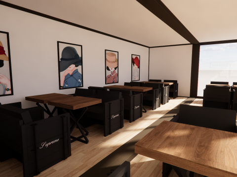 Container coffee shop-23 Modèle 3D