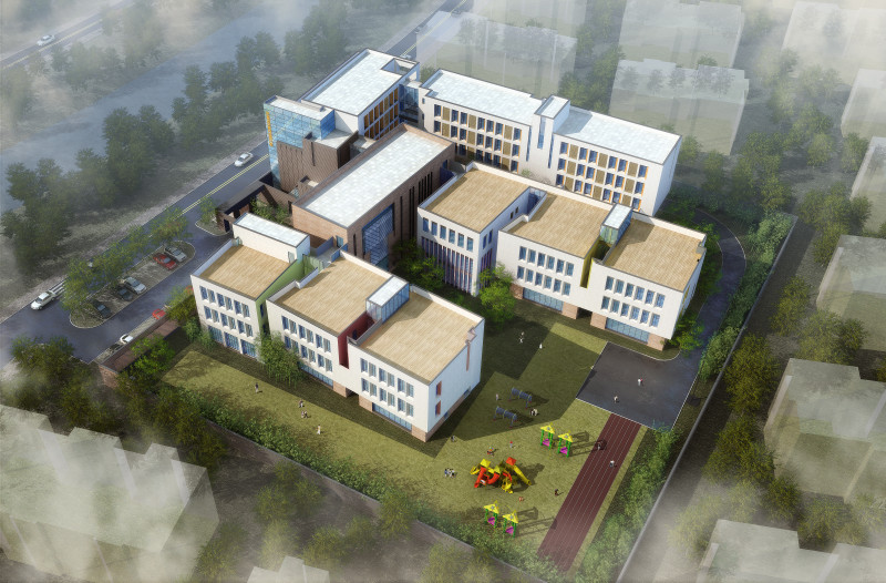 University School-B1 3D 模型 .c4d .max .obj .3ds .fbx .stl .blend