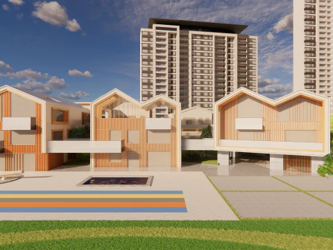 İlkokul ve Anaokulu -B1 3D Model