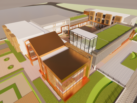 Primary School and Kindergarten -B3 3Dモデル