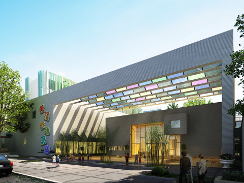 Primary School and Kindergarten -B5 3D 模型