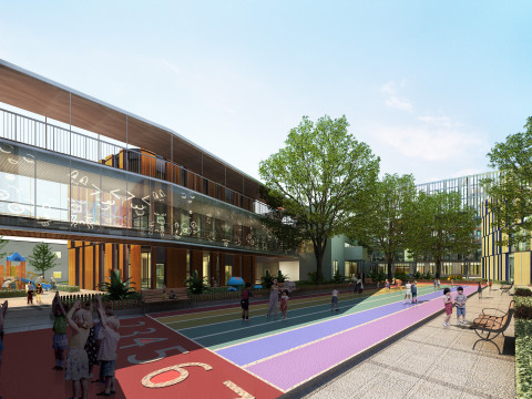 Primary School and Kindergarten -B5 3D 模型