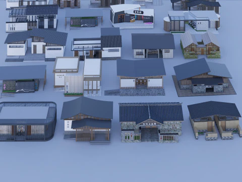 Openbaar toiletgebouw -B3 3D Model