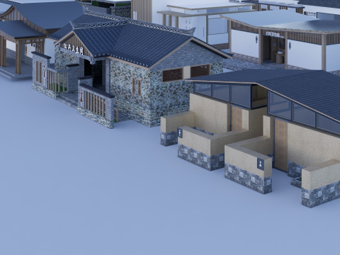 Public Restroom Building -B3 Model 3D