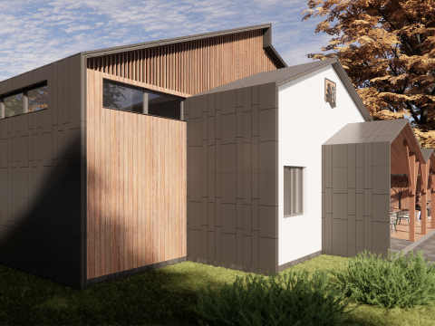 Public Restroom Building -B11 3D Model