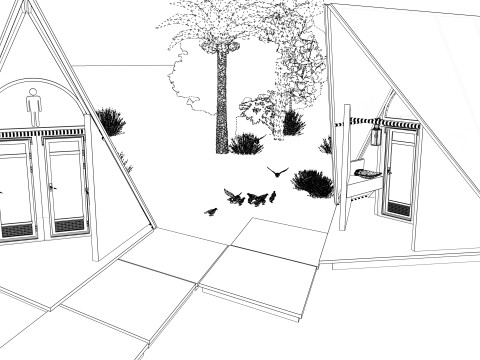 Public Restroom Building -B11 3D Model