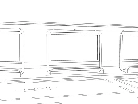 Bus Stop Collections -B2 3D Model