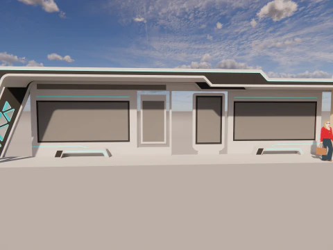 Bus Stop Collections -B3 3D Model