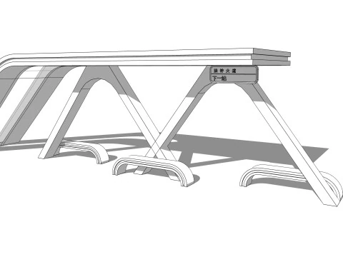 Bus Stop Collections -B4 3D Model