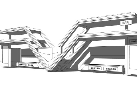 Bus Stop Collections -B6 3D Model