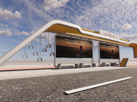 Bus Stop Collections -B11 3D Model