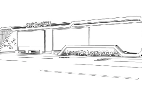 Bus Stop Collections -B11 3D Model