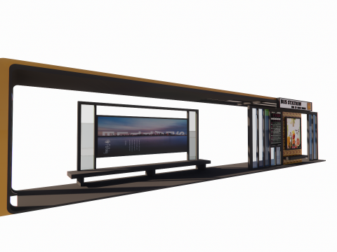 Bus Stop Collections -B10 Model 3D