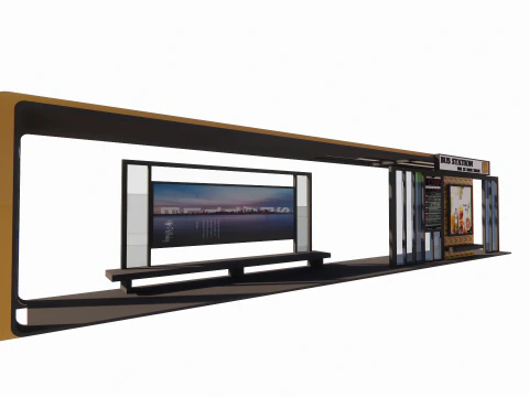 Bus Stop Collections -B10 3D Model