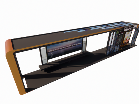 Bus Stop Collections -B10 Model 3D