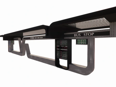 Bus Stop Collections -B10 3D Model