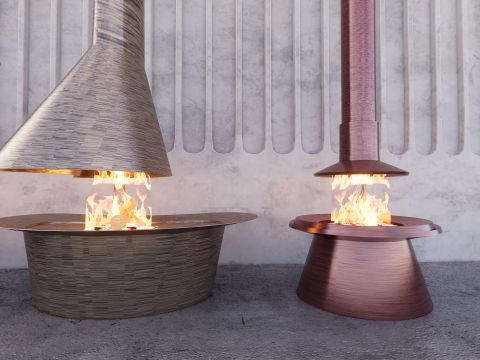 Collection Fireplace -B2 Modelo 3D