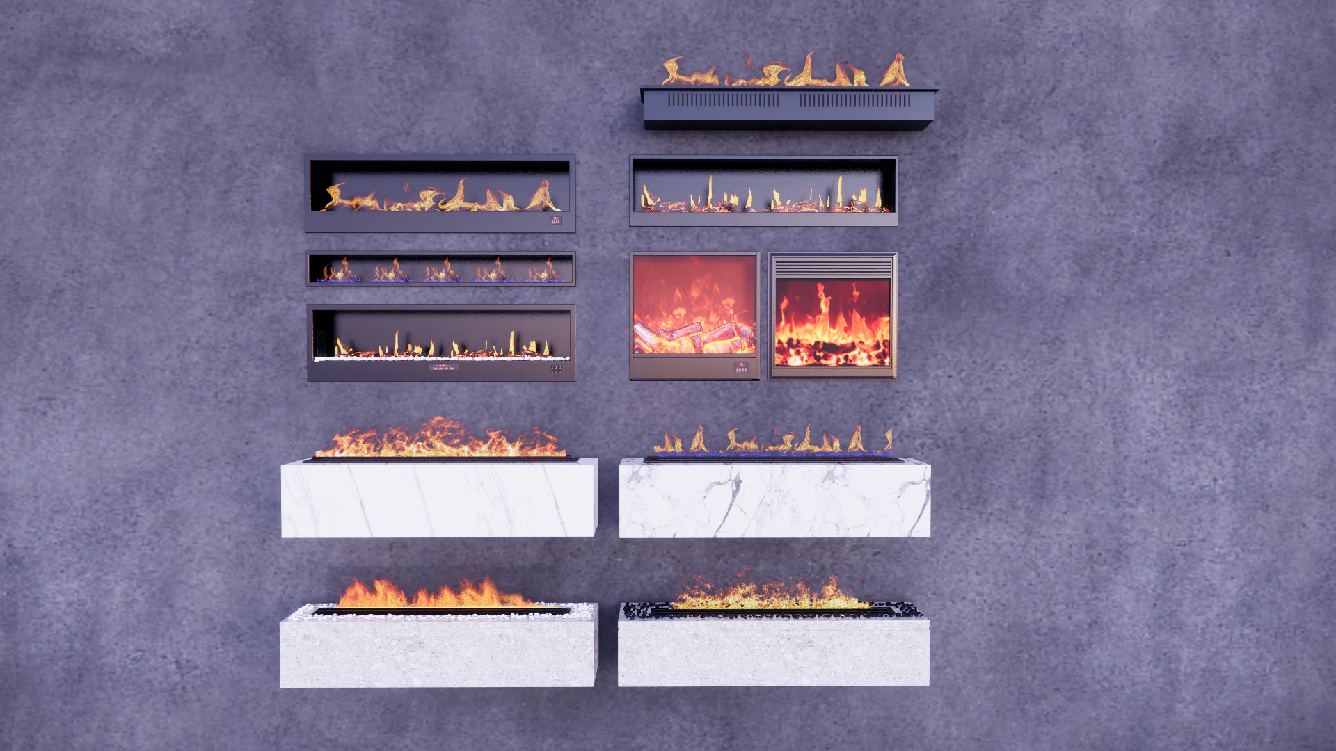 Bio fireplaces -B4 3D Model .c4d .max .obj .3ds .fbx .stl .blend 