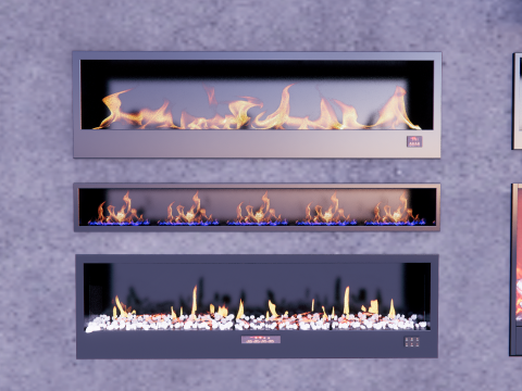 Bio fireplaces -B4 3D 모델