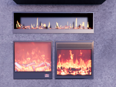 Bio fireplaces -B4 3D 모델