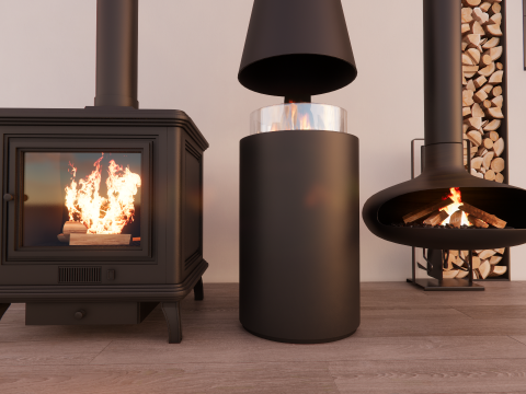 Collection Fireplace -B5 Modello 3D