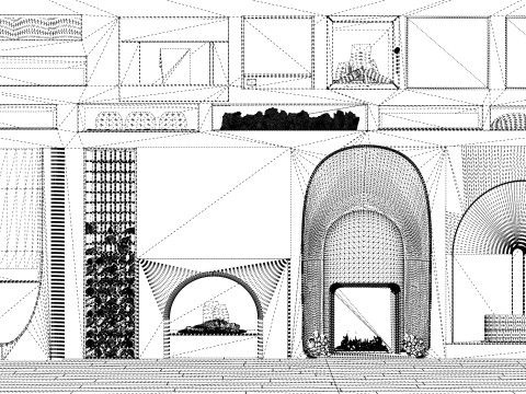 Collection Fireplace -B6 Modello 3D