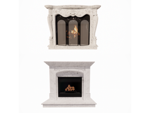 Collection Fireplace -B8 3Dモデル