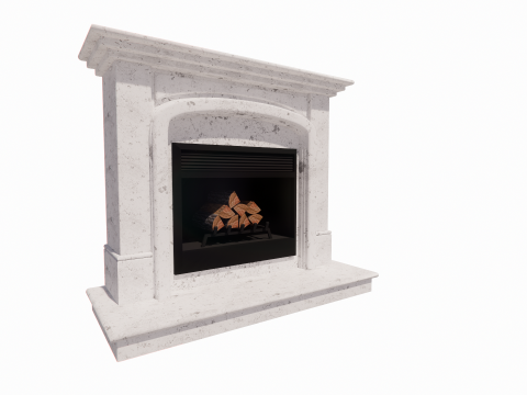 Collection Fireplace -B8 Model 3D