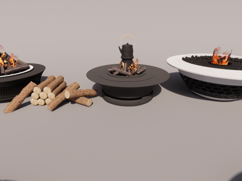 Outdoor Fire Pits -B9 3D 모델