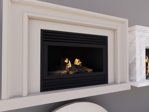 Collection Fireplace -B10 Model 3D