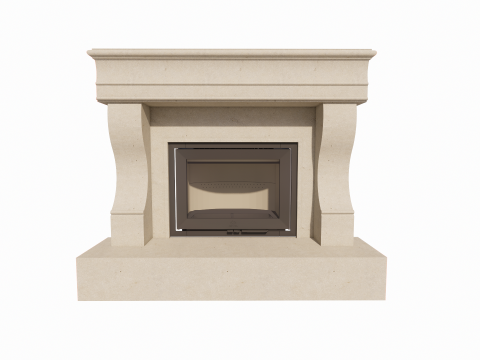 Collection Fireplace -B11 Model 3D