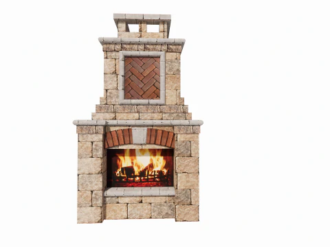 Sammlung Kamin -B11 3D Modell