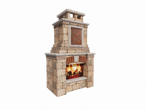 Sammlung Kamin -B11 3D Modell