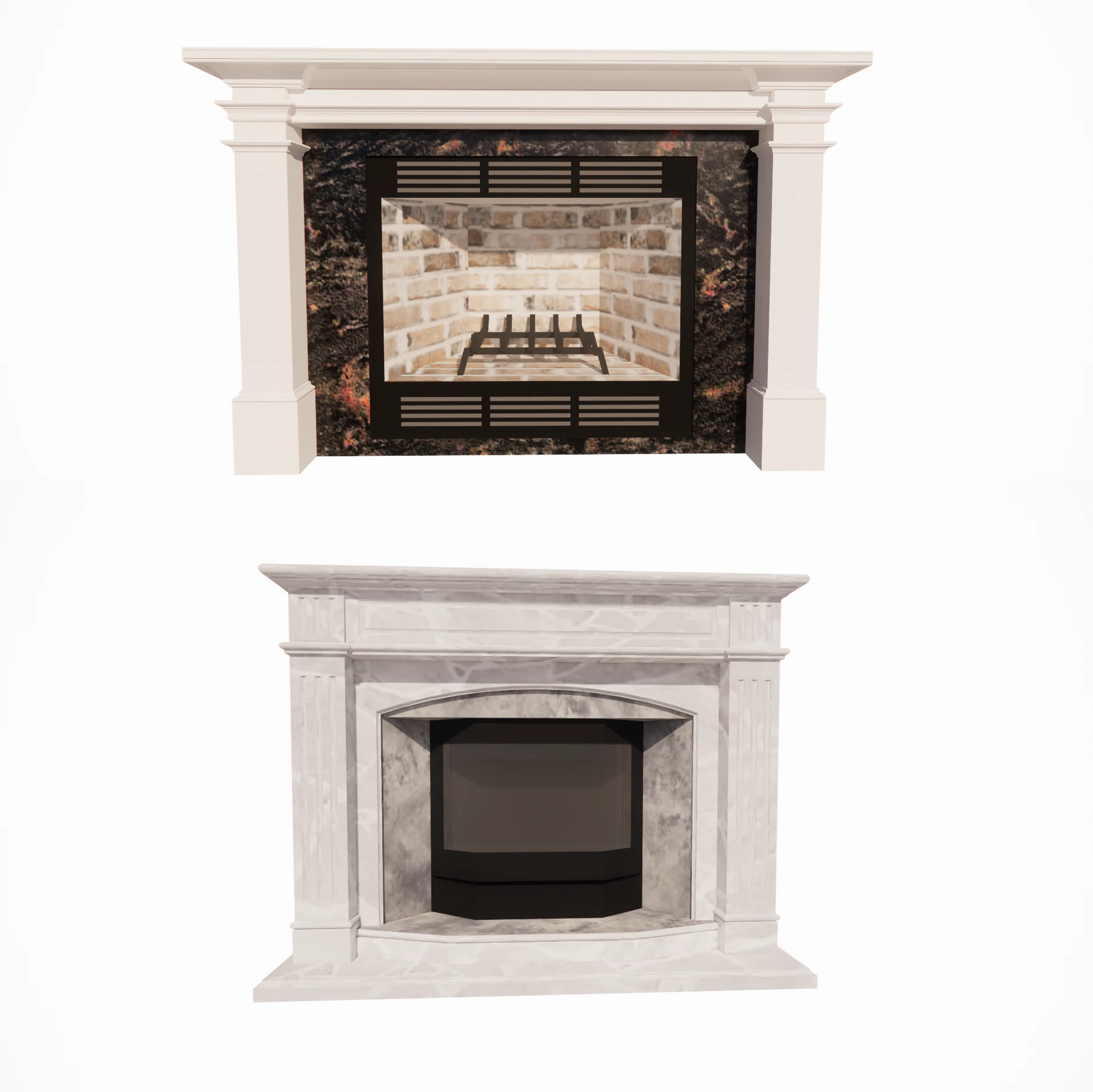 Kolekcja Kominek -B12 Model 3D .c4d .max .obj .3ds .fbx .stl .blend 