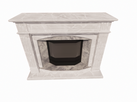 Collection Fireplace -B12 3D Model