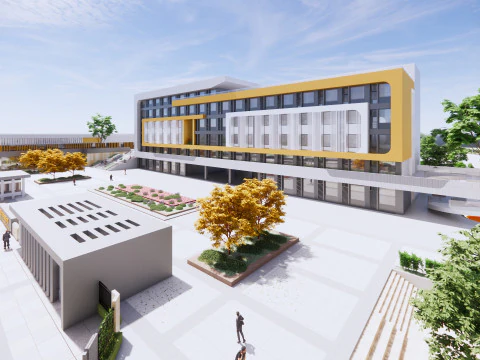 University School-B5 3D Model