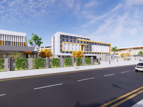 University School-B5 Modello 3D