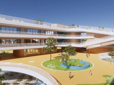 University School-B2 3D Model