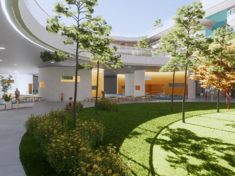 University School-B2 3D Model