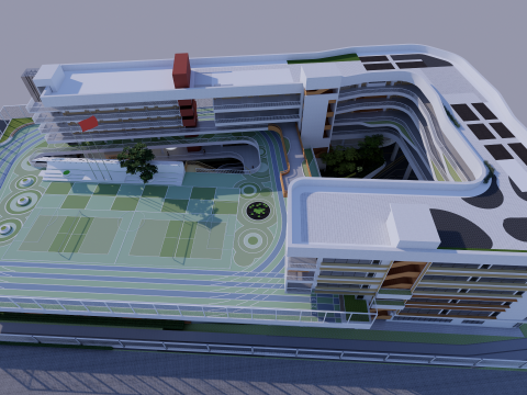 University School-B3 Modèle 3D