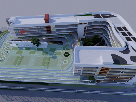 University School-B3 3D Model