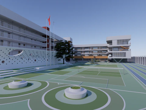 University School-B3 3D Model