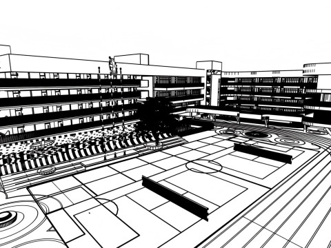 University School-B3 3D Модель