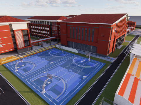 University School-B5 3D Модель