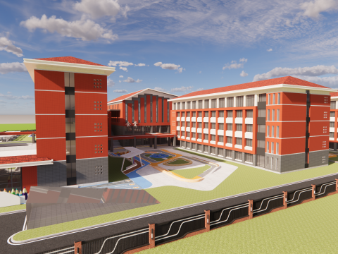 University School-B5 3D Модель