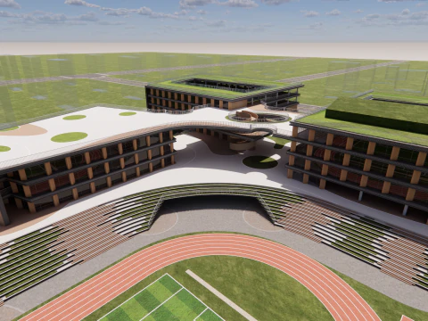 University School-B5 3D Model