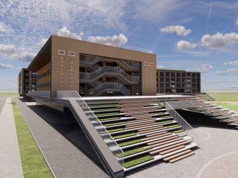 University School-B5 Modelo 3D